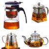 Glass Tea Infuser Teapot 950 - 1200mls Heat Resistant cover
