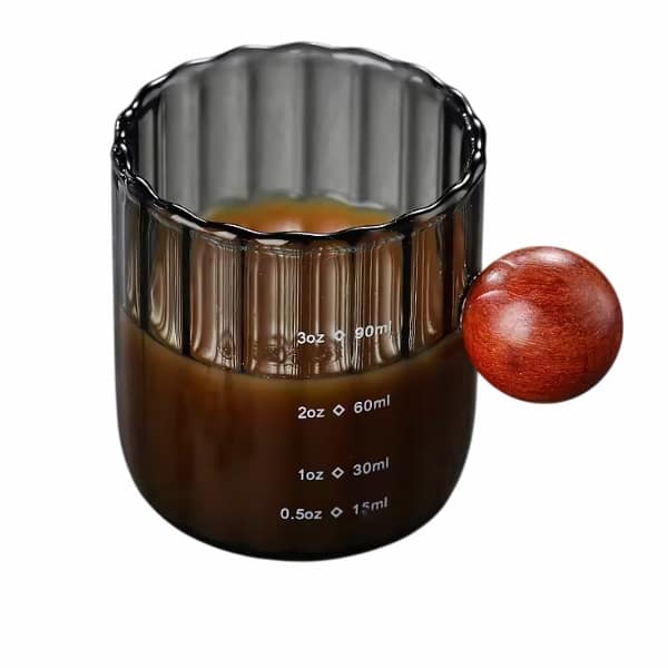 90mls Round Wood