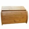 Bamboo Bread Bin 1Pcs Stoic Roll Top Bread Box cover