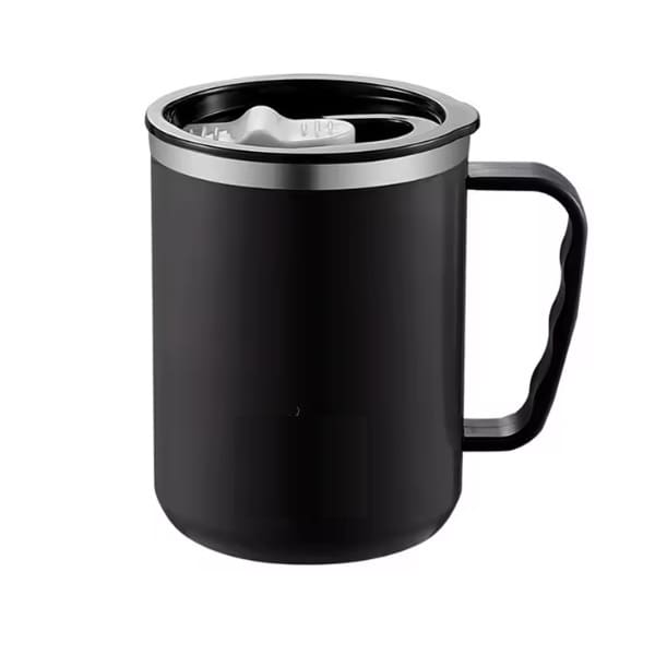 Black 500ml With handle + Lid 1pcs