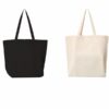 Canvas Shopping Tote Bag 1Pcs Fine Eco Friendly cover-min