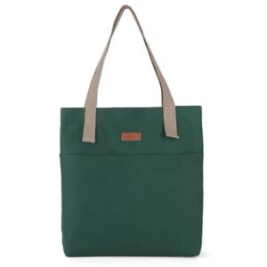 Canvas Tote Bag For Women 1Pcs Fine Eco Friendly green-min