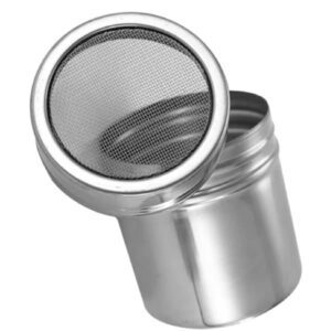 Chocolate Powder Shaker For Cappuccino 1Pcs Fine Stainless Large shaker-min