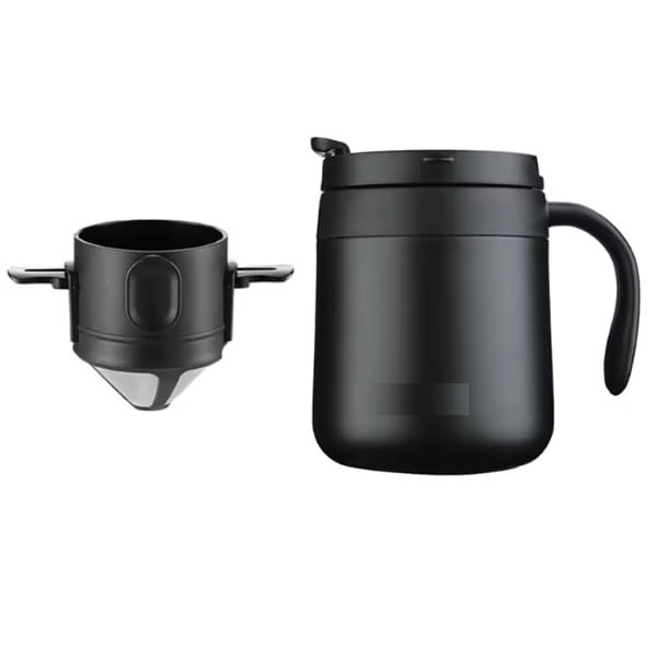 Coffee Filter Stainless Steel 1Pcs Sturdy Stainless Black jug couple-min