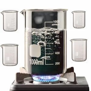 Glass Measuring Beaker 1Pcs Sturdy Glass 50ml - 1L cover-min