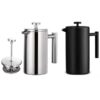 Stainless Steel Coffee Press 1Pcs Sturdy Stainless Press cover-min
