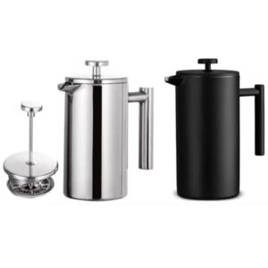 Stainless Steel Coffee Press 1Pcs Sturdy Stainless Press cover-min