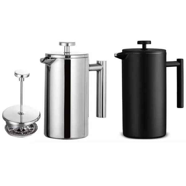 Stainless Steel Coffee Press 1Pcs Sturdy Stainless Press cover-min