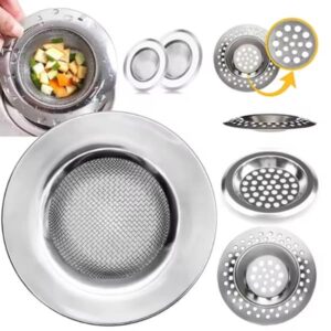 Stainless Steel Sink Strainers 1Pcs Sturdy Stainless demo-min