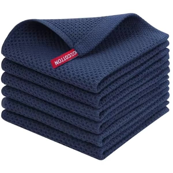 4Pcs Navy Blue 34x73cm