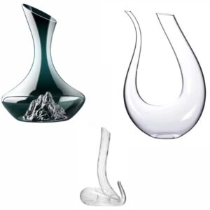 Wine Carafes And Decanters 1Pcs Sturdy Decanter Glass cover-min