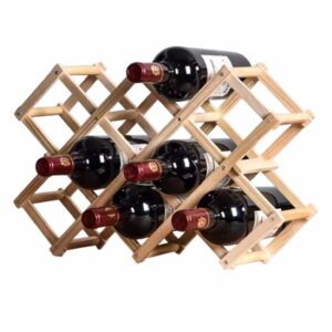 cover Wooden Wine Racks 1Pcs Sturdy Wooden Shelves-min