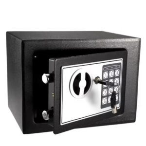 Box Safe With Key Lock Pad 1Pcs Strong Safe over -min