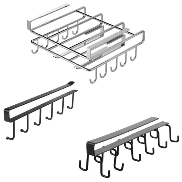 Mug Hooks Under Cabinet Hooks 1Pcs Sturdy Steel cover -min