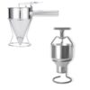 Pancake Batter Dispenser Donut 1Pcs Strong Stainless cover -min