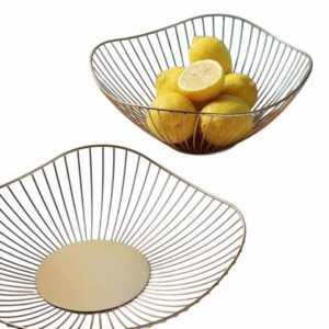 Fruit Basket Metal 1Pcs Sturdy Basket cover -min