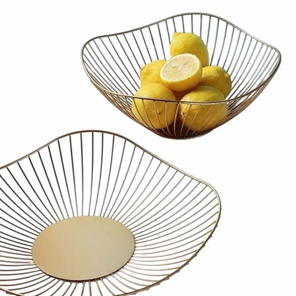 Fruit Basket Metal 1Pcs Sturdy Basket cover -min