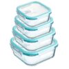 Lunch Box Containers Glass 1Pcs Set Strong cover -min