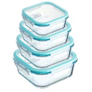 Lunch Box Containers Glass 1Pcs Set Strong cover -min