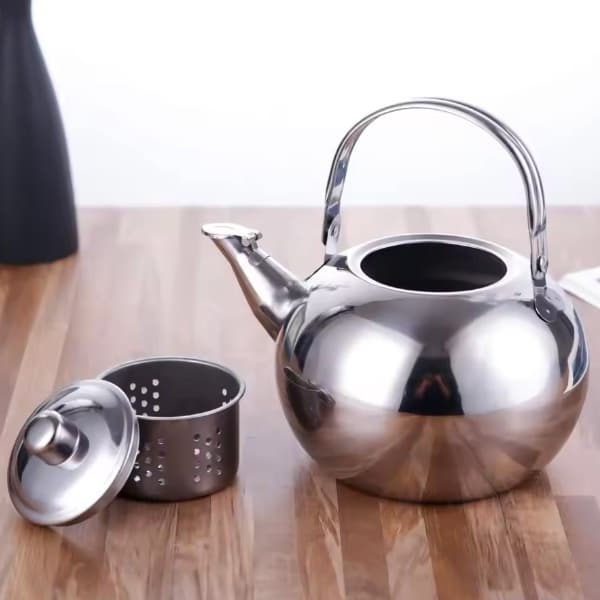 Stainless Steel Teapot With Infuser 1L Elite Teapot 4 stainless steel teapot set view -min