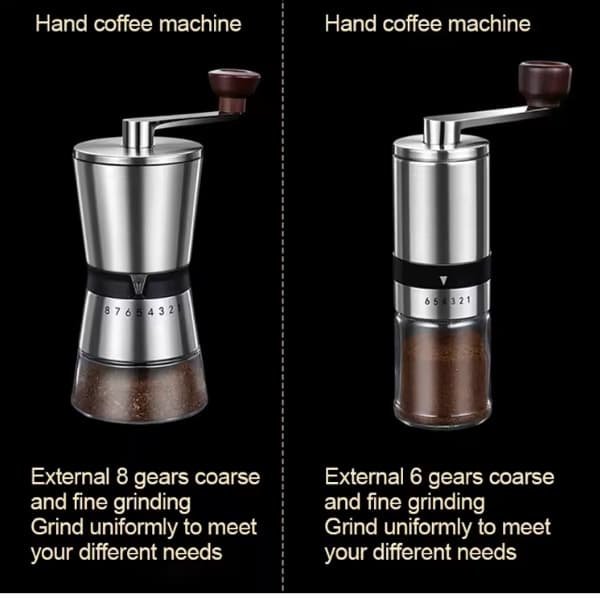 Coffee Grinder Hand Held Elite Grinder 1Pc 3 grider dimension min